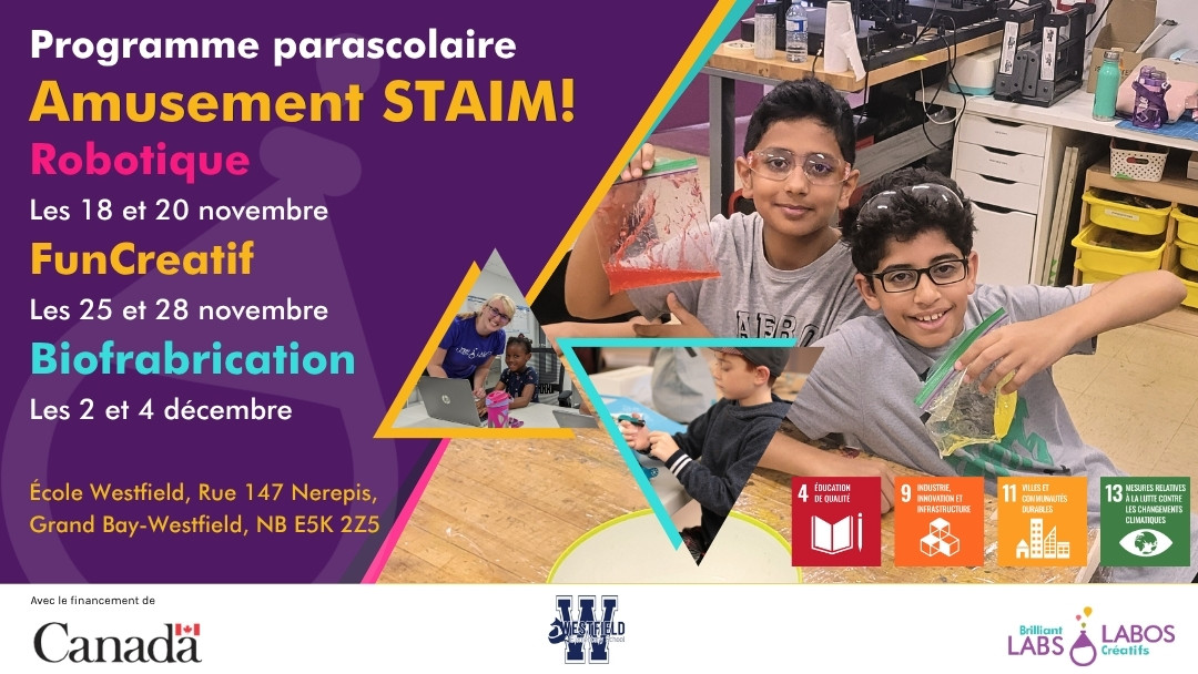 Affiche présentant le programme de École Westfield