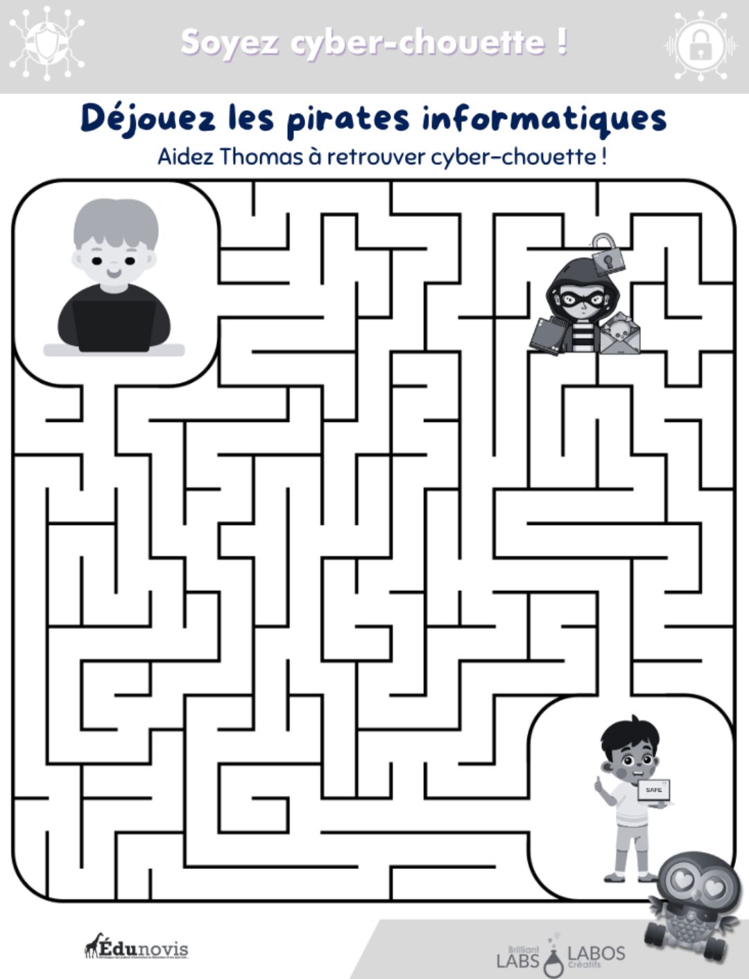 Image de couverture du deuxième document sur le labyrinthe des hackers