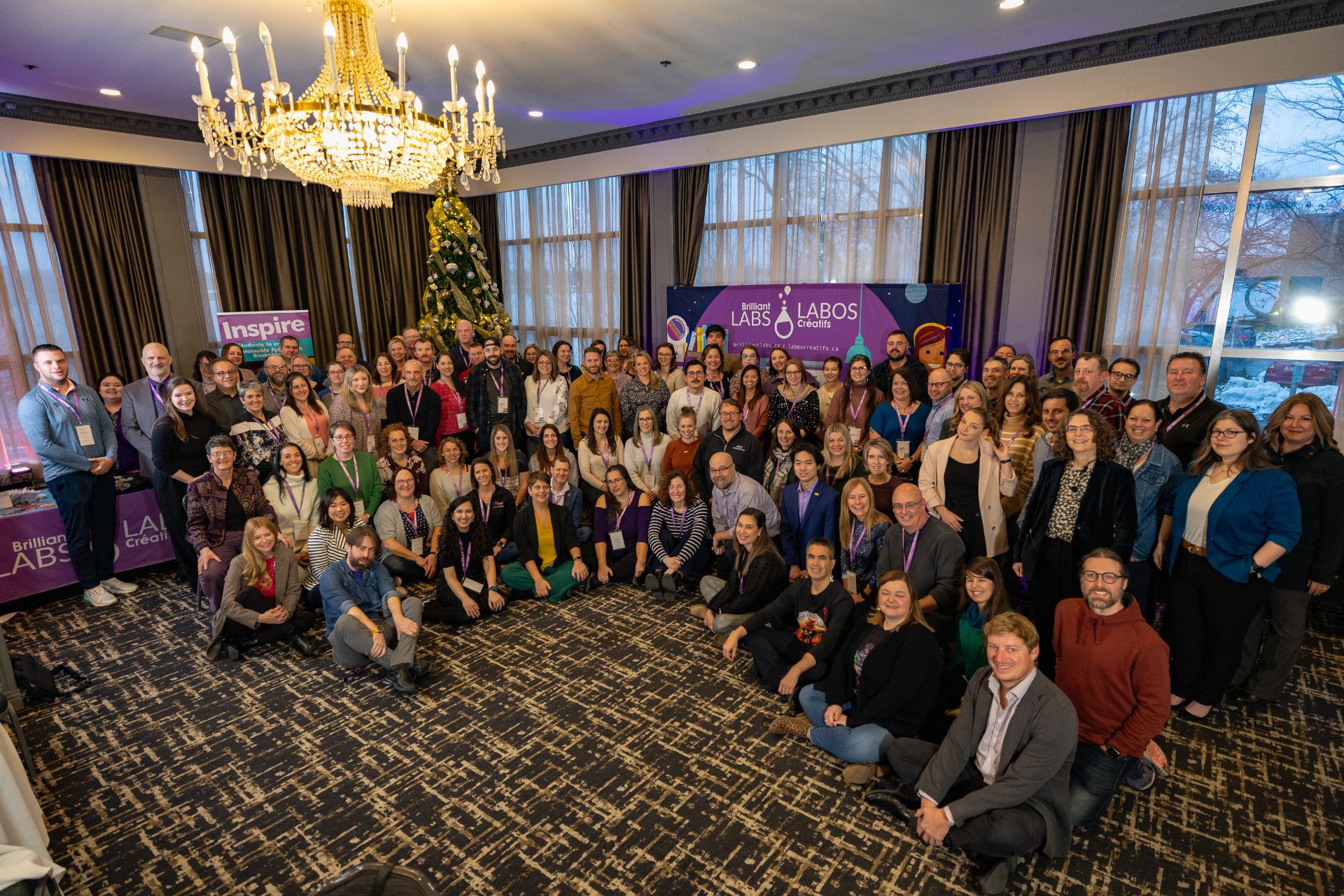 Photo de groupe de la retraite 2023 Apprendre et Enseigner Avec Créativité