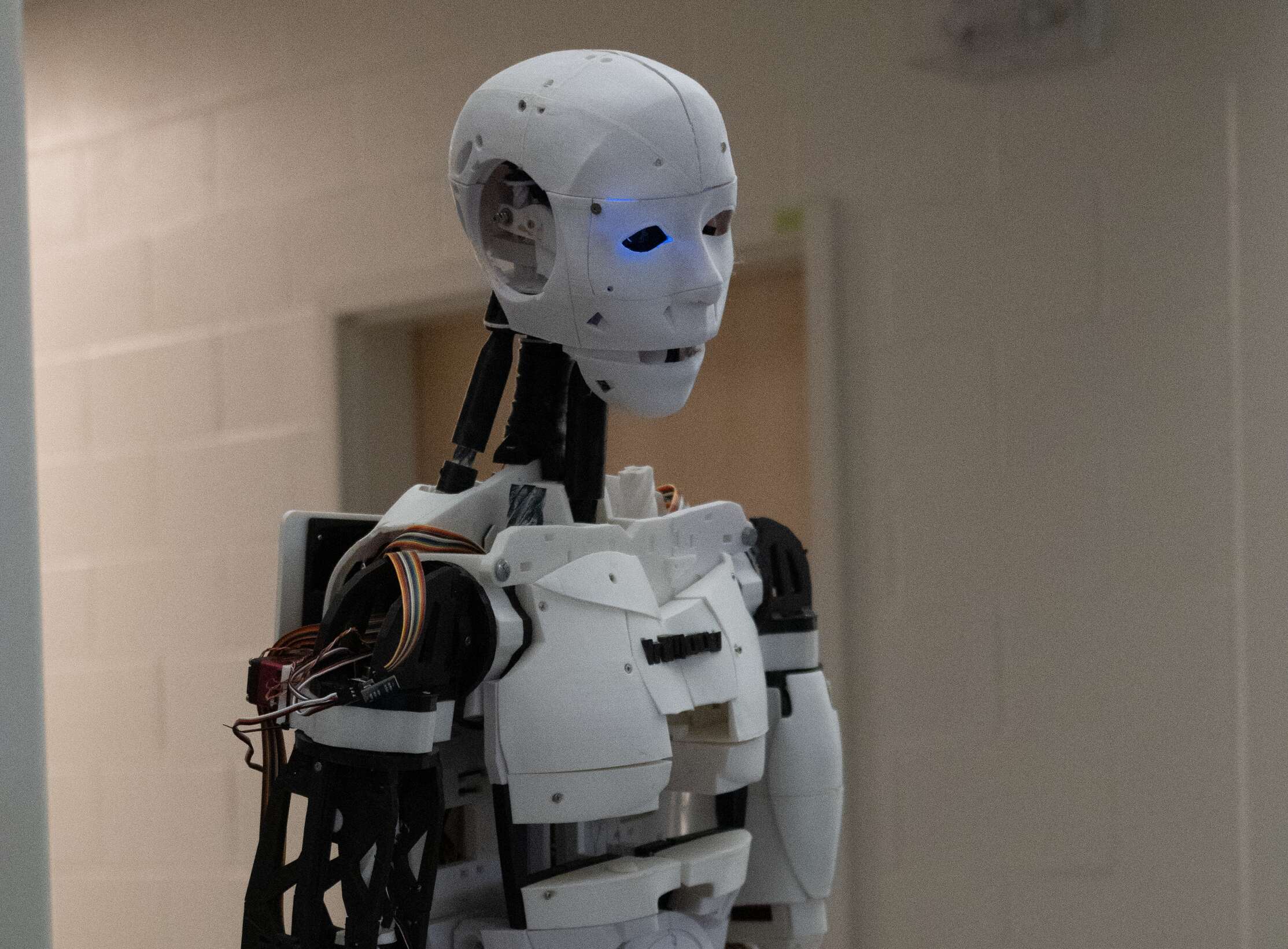 white robot